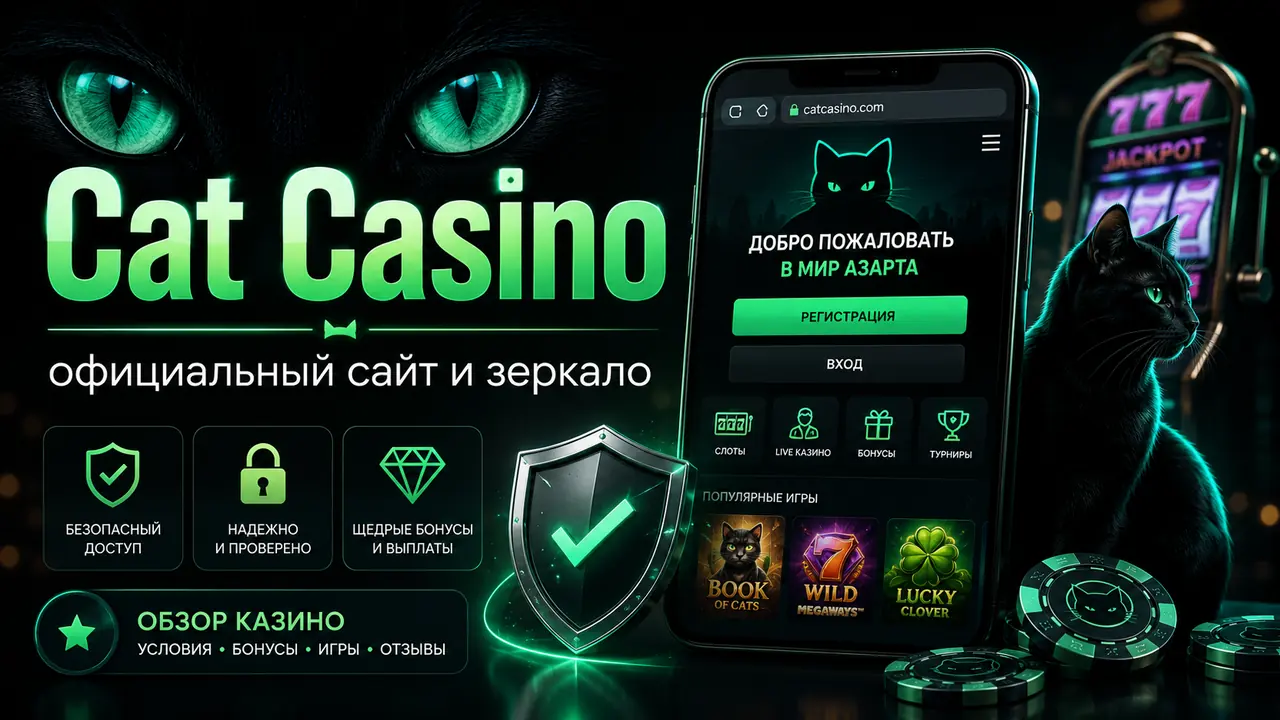 Cat Casino официальный сайт, зеркало и рабочий вход на сегодня