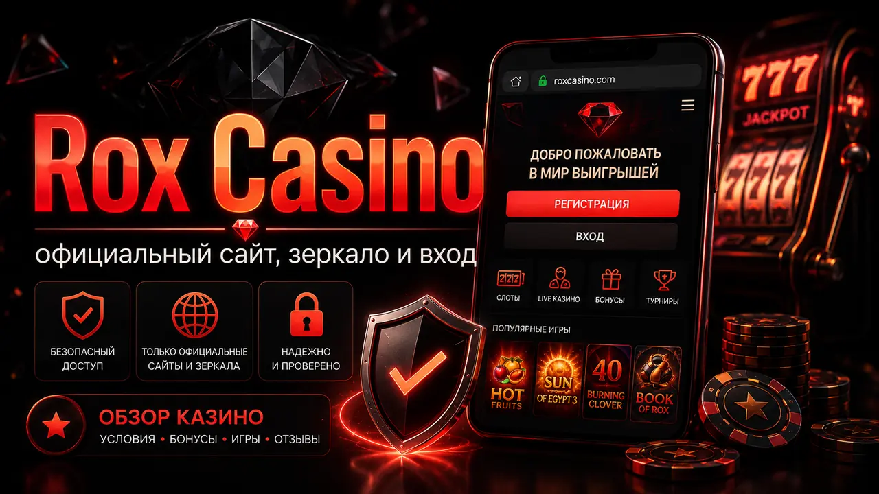 Rox Casino официальный сайт, зеркало и вход
