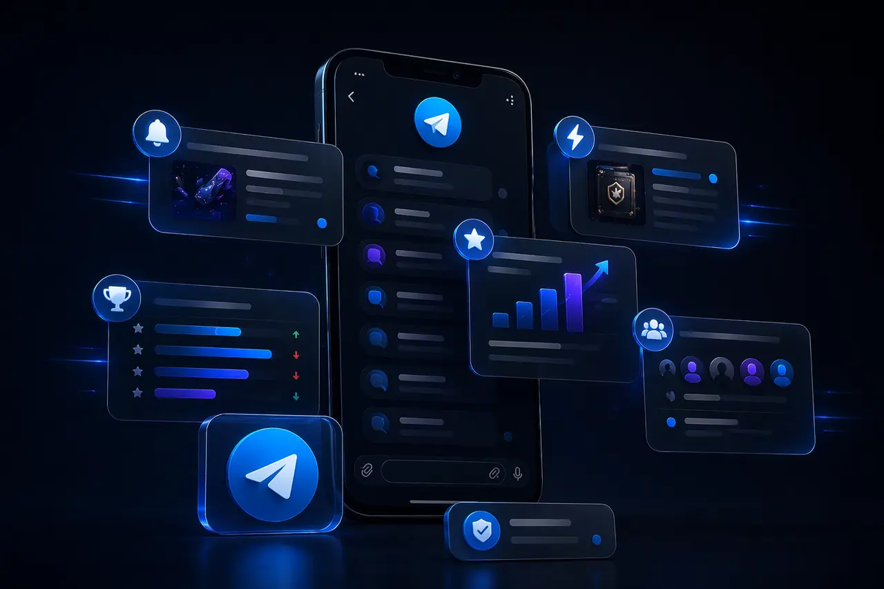 Иллюстрация Telegram-сообщества